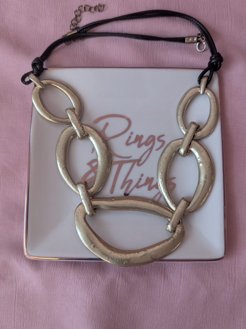 Chunky Oval Link Necklace